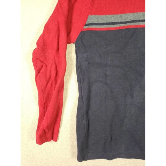 BKE Buckle Sweater Mens Small S Pullover Sweatshirt Crew Neck Red Cotton NWOT - Picture 4 of 12